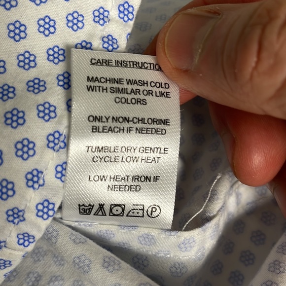 Denim & Flower Ricky Singh Slim Fit Casual Button Down Short Sleeve- size Large - Picture 12 of 12